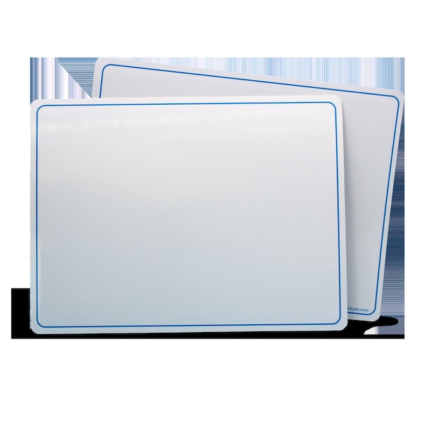 Flipside Dry Erase Learning Mat, Two-Sided Plain, 9in X 12in, 24PK 20159 - main